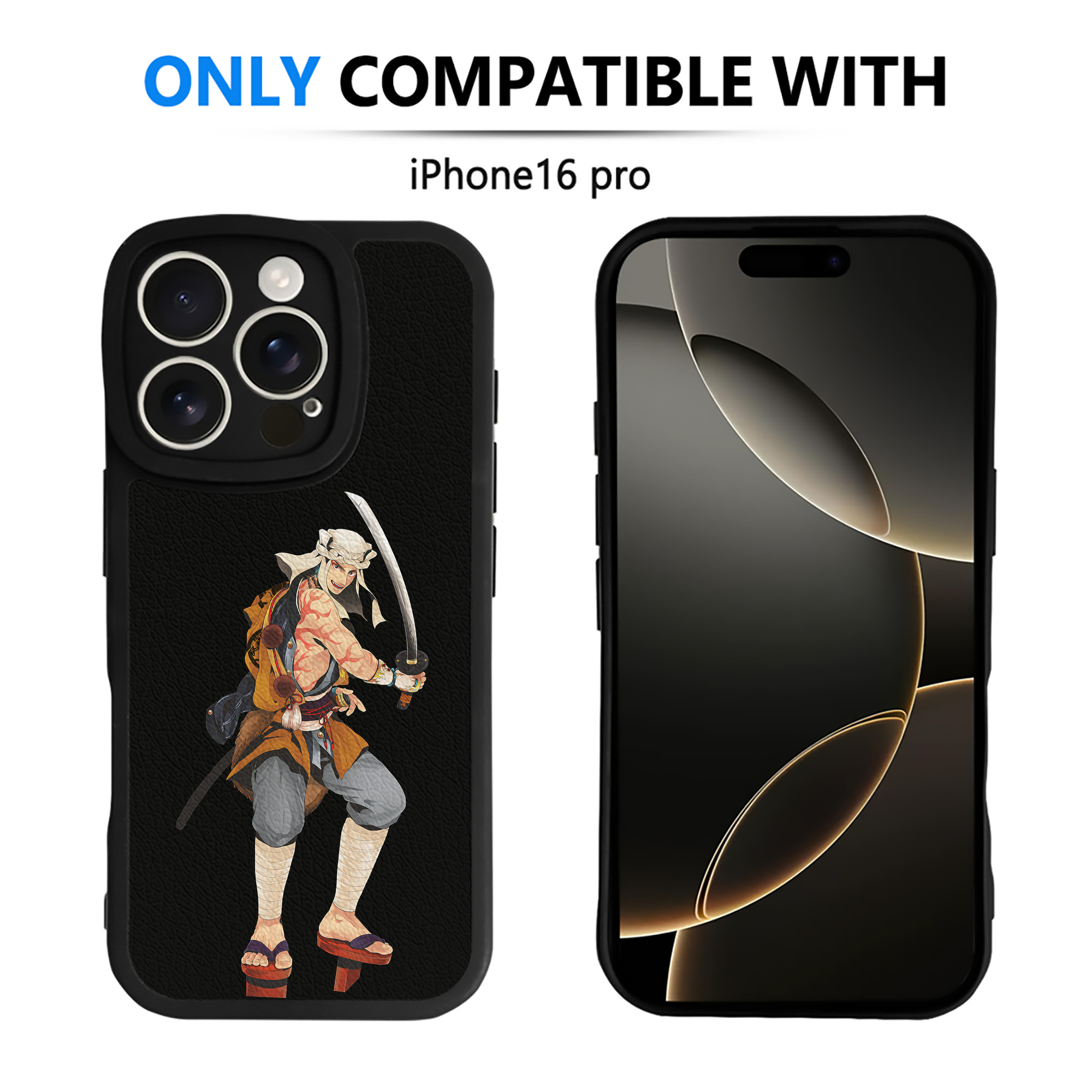 （画像用） 刀剣乱舞 Touken Ranbu 【iPhone 16シリーズ対応】シリコンスマホケース（レザー調） 材質：シリコン